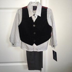 NWT Hudson Ferrell Toddler Boys Vest 3pc. Set